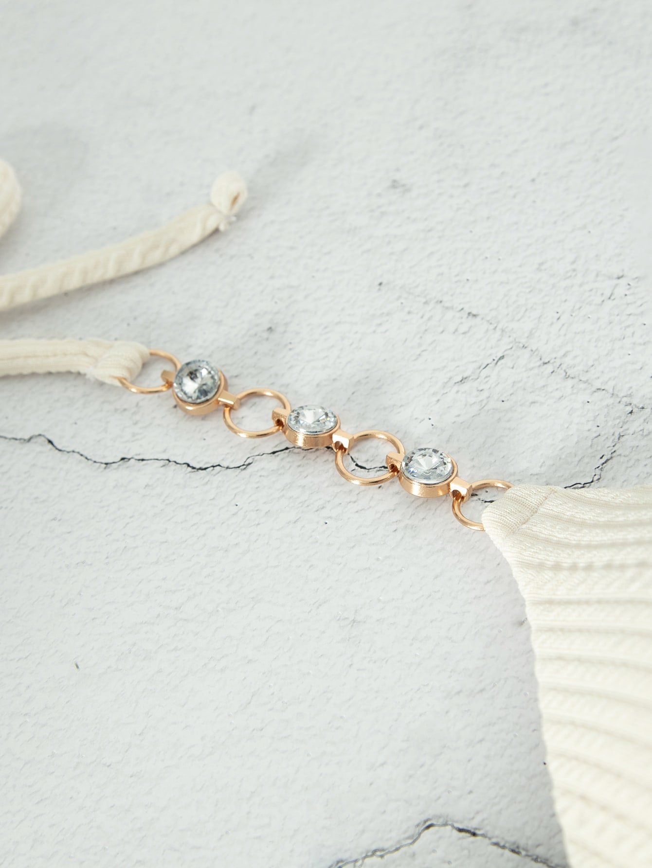 Biquíni Meia Taça Underwire Canelado Com Argola
