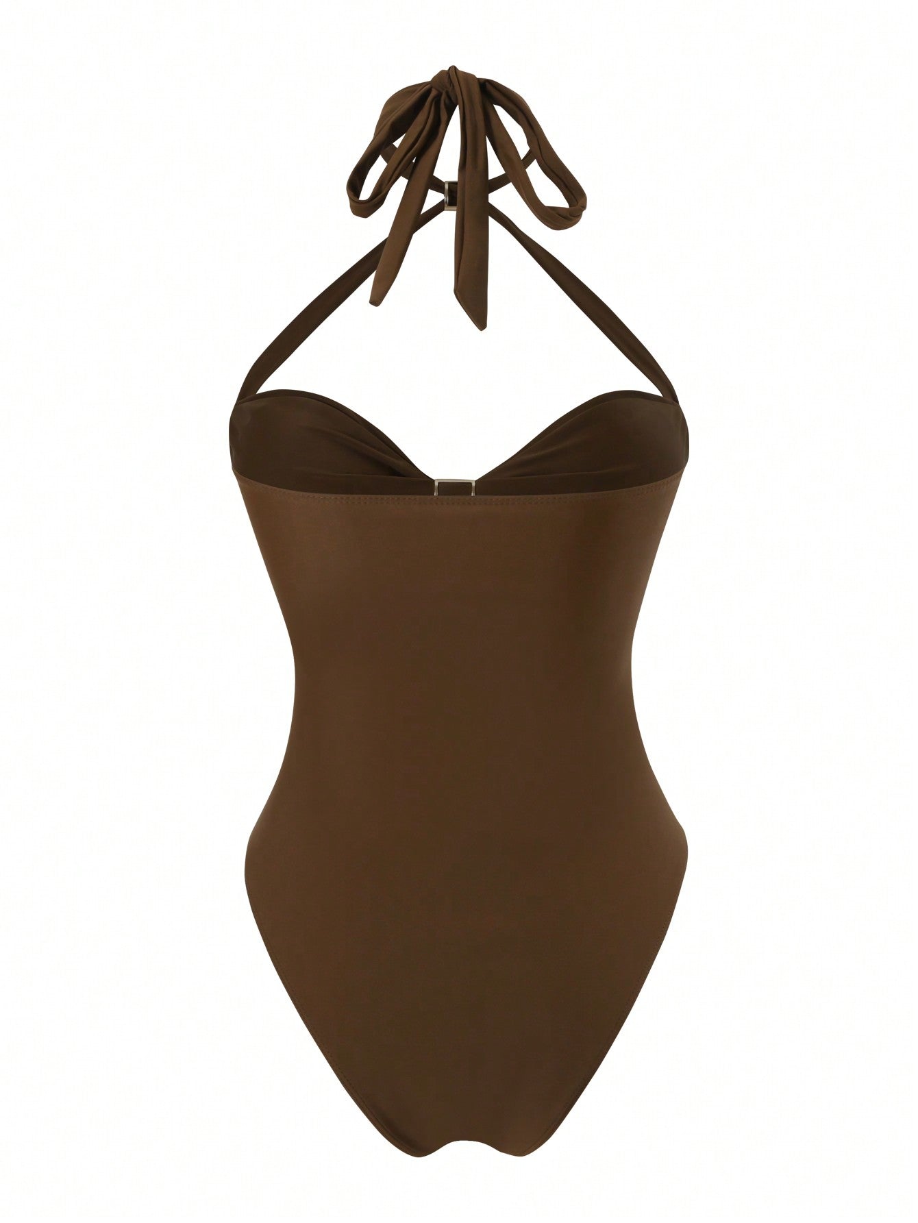 Maiô Monokini Com Recortes E Detalhes De Argolas
