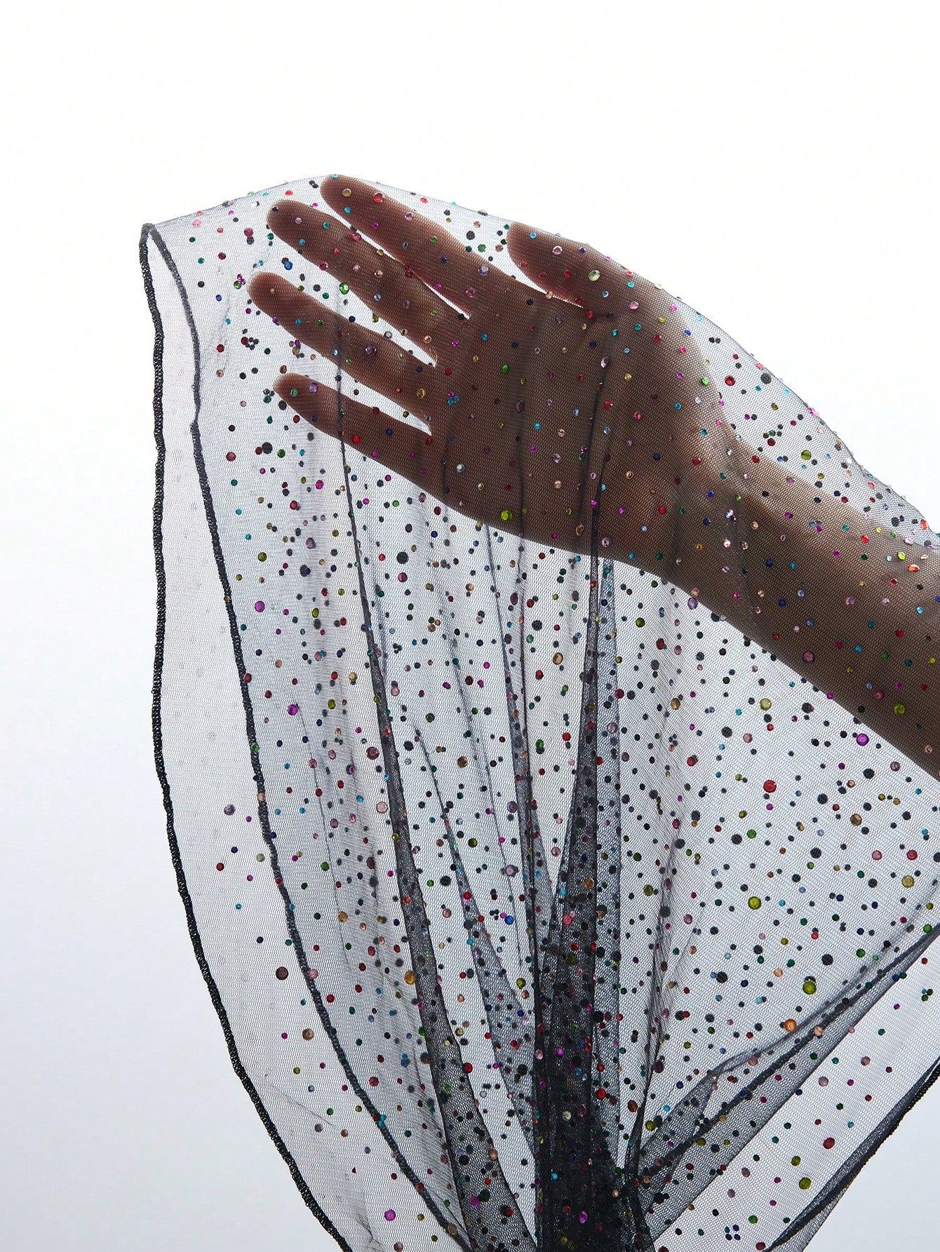 Saída De Praia Saia Curta Tule Com Strass Brilhante