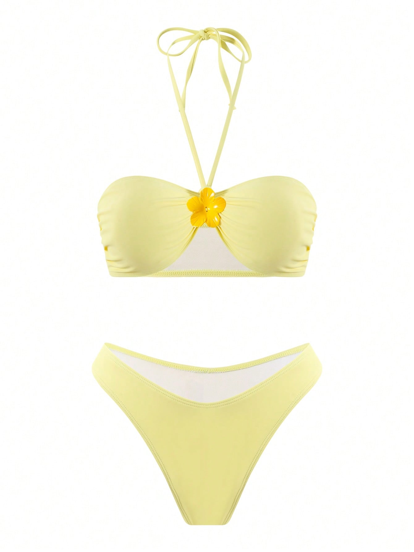 Conjunto Praia Biquíni Tomara Que Caia Com Saia Longa Floral