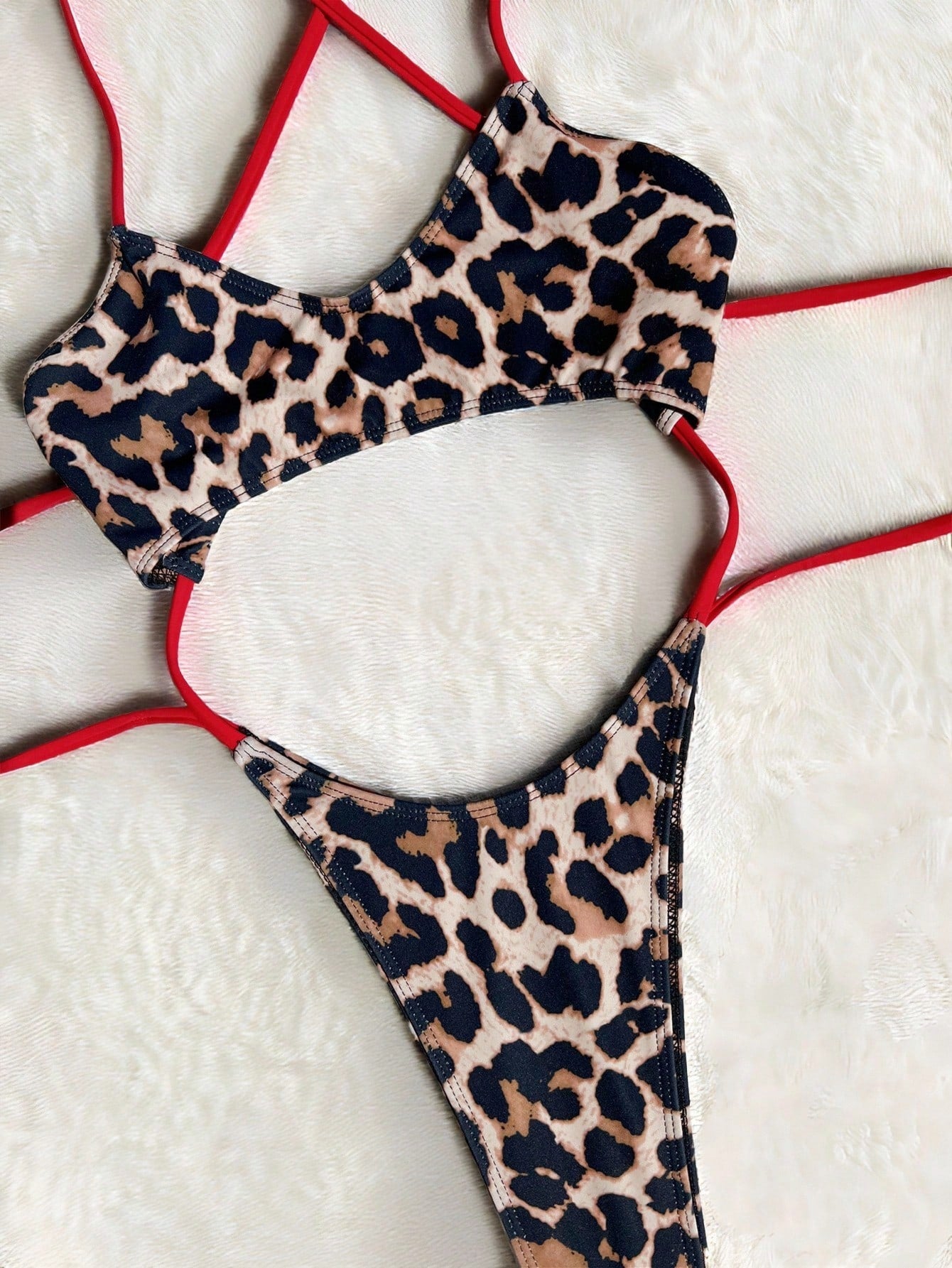 Maiô Monokini Cavado Estampa Animal Print Onça