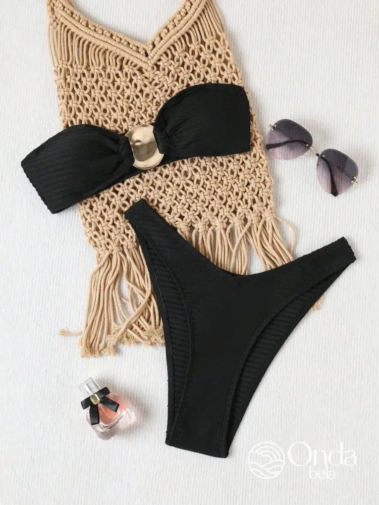 Biquíni Tomara Que Caia Asa Delta Detalhe Concha Biquíni Tomara Que Caia Asa Delta Detalhe Concha