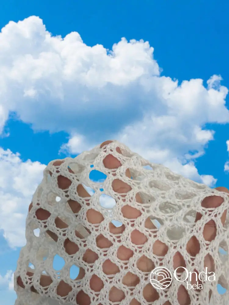 Saída De Praia Calça Crochê Vazada Estilo Flare Saída De Praia Calça Crochê Vazada Estilo Flare