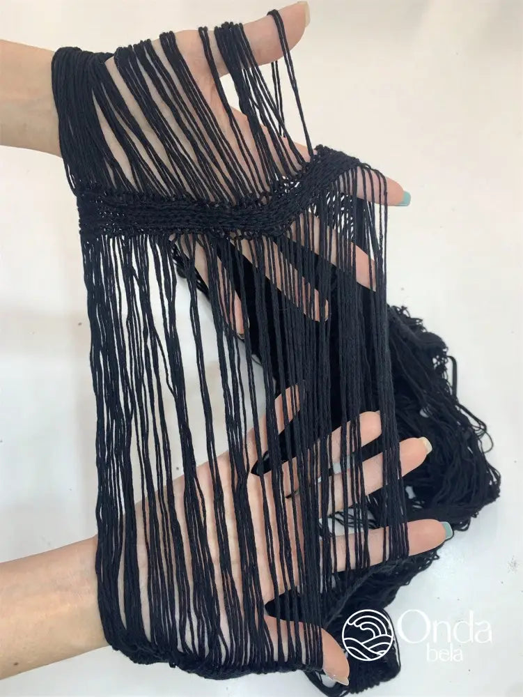 Saída De Praia Curta Crochê Vazado Estilo Halter Saída De Praia Curta Crochê Vazado Estilo Halter