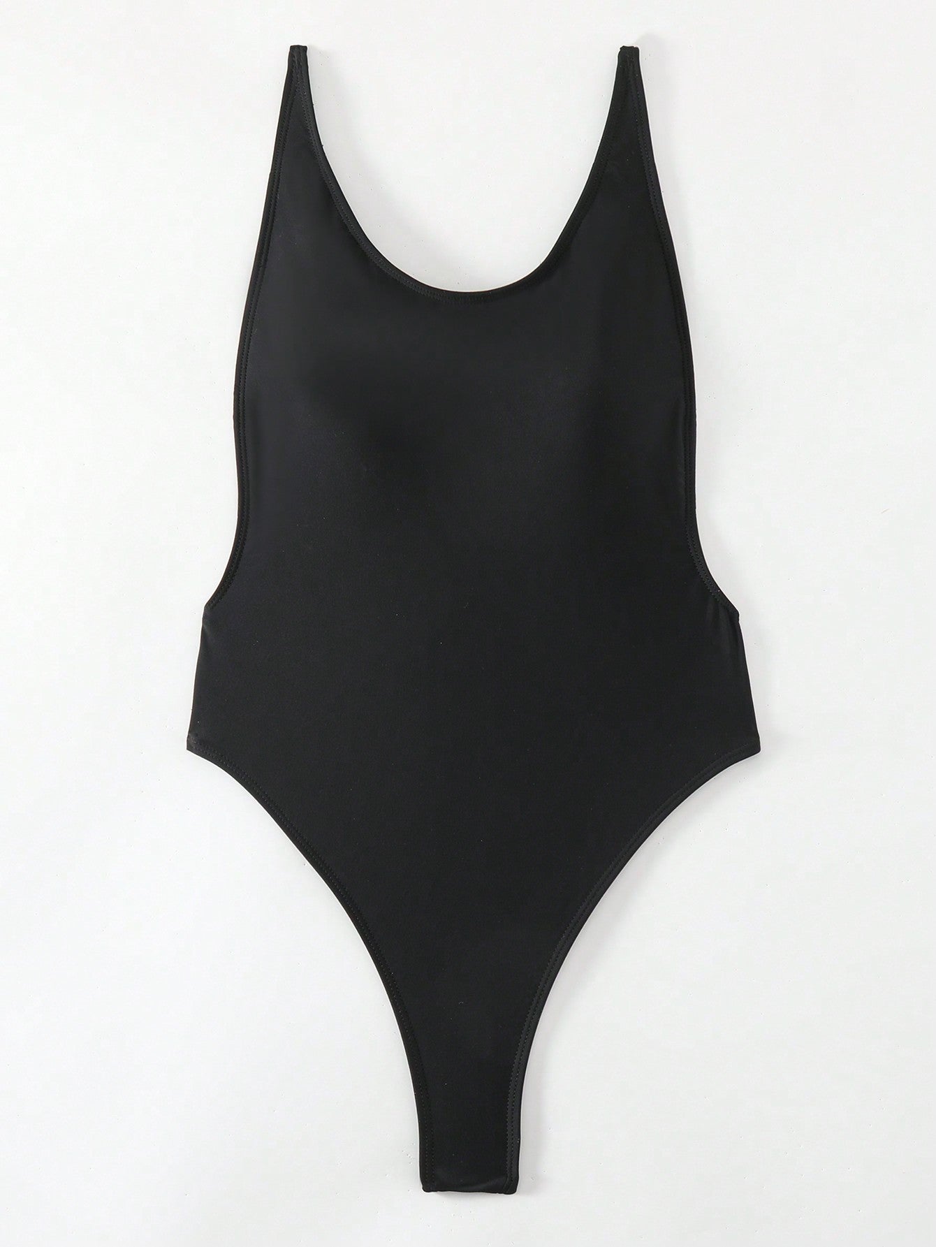 Maiô Asa Delta High Leg Com Costas Abertas
