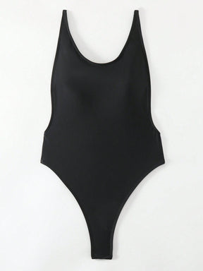 Maiô Asa Delta High Leg Com Costas Abertas