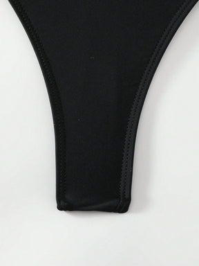 Maiô Asa Delta High Leg Com Costas Abertas