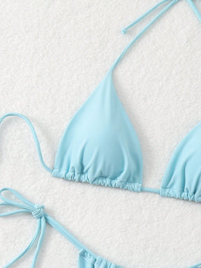 Biquíni Triângulo String Fio Dental Ajustável