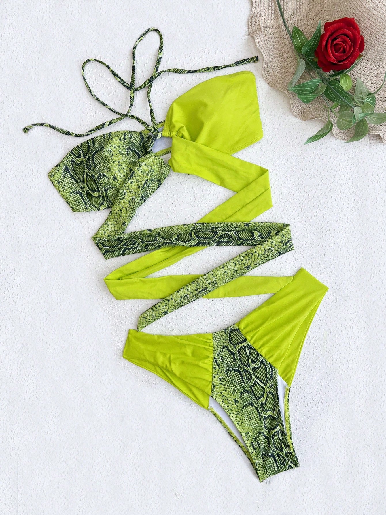 Biquíni Tomara Que Caia Animal Print Com Argola