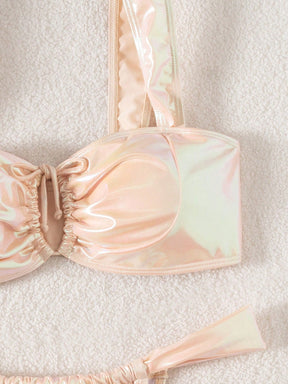 Biquíni Meia Taça Underwire Com Vazado E Argola