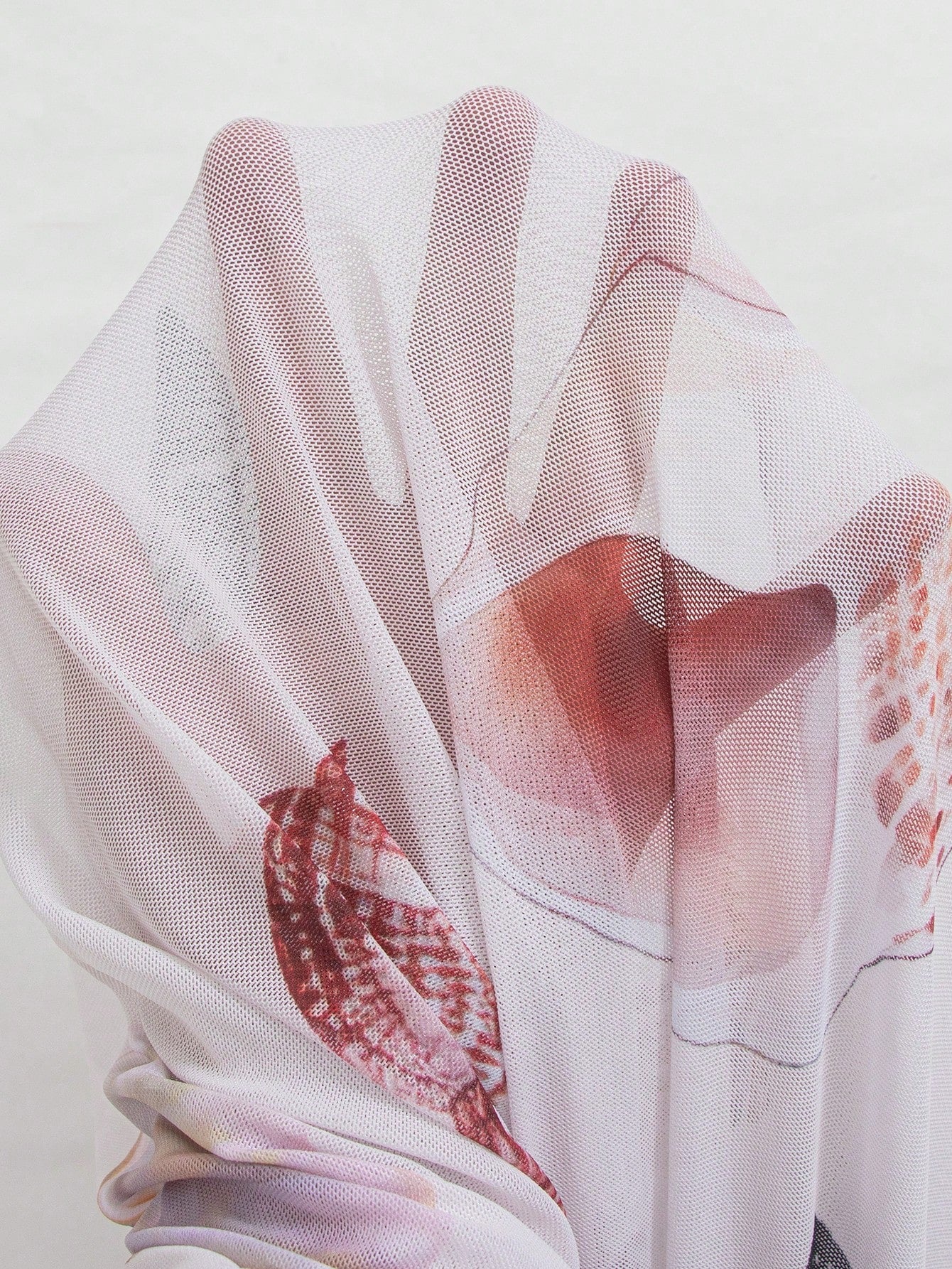 Saída De Praia Pareô Longo Estampado Com Amarração