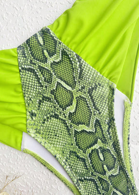 Biquíni Tomara Que Caia Animal Print Com Argola