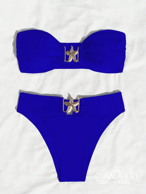 Biquíni Tomara Que Caia Com Fivela Estrela Do Mar Biquíni Tomara Que Caia Com Fivela Estrela Do Mar