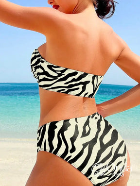 Biquíni Tomara Que Caia Estampa Zebra Com Fivela Biquíni Tomara Que Caia Estampa Zebra Com Fivela