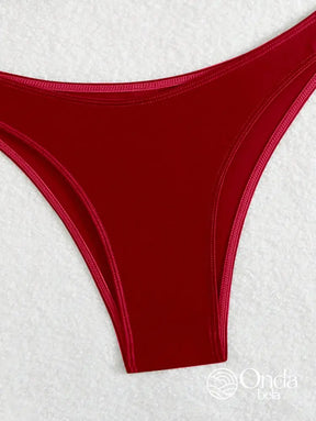 Biquíni Tomara Que Caia Meia Taça Efeito Metalizado Biquíni Tomara Que Caia Meia Taça Efeito Metalizado