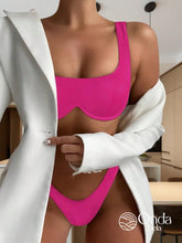 Biquíni Top Estruturado Com Bojo E Calcinha Asa Delta Rosa Choque / PP Biquíni Top Estruturado Com Bojo E Calcinha Asa