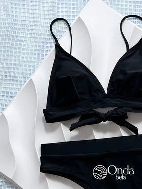 Biquíni Top Estruturado Com Calcinha De Cintura Alta Biquíni Top Estruturado Com Calcinha De Cintura Alta