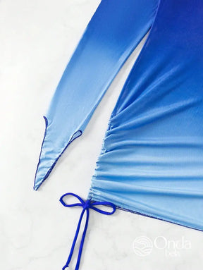 Conjunto Praia Biquíni Com Saída De Praia Manga Longa Degradê Conjunto Praia Biquíni Com Saída De Praia Manga Longa