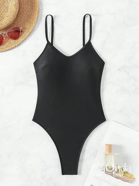 Maiô Cavado Básico Com Alças Finas E Costas Vazadas Maiô Cavado Básico Com Alças Finas E Costas Vazadas