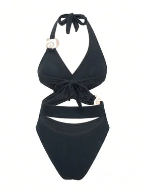 Maiô Engana Mamãe Com Recortes E Detalhe Em Argolas Maiô Engana Mamãe Com Recortes E Detalhe Em Argolas