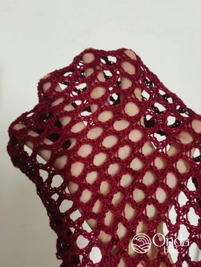 Saída De Praia Calça Crochê Vazada Estilo Flare Saída De Praia Calça Crochê Vazada Estilo Flare