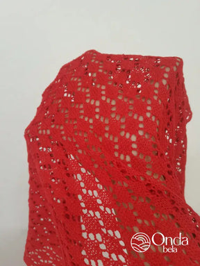 Saída De Praia Longa Crochê Com Fenda Lateral E Flor Saída De Praia Longa Crochê Com Fenda Lateral E Flor